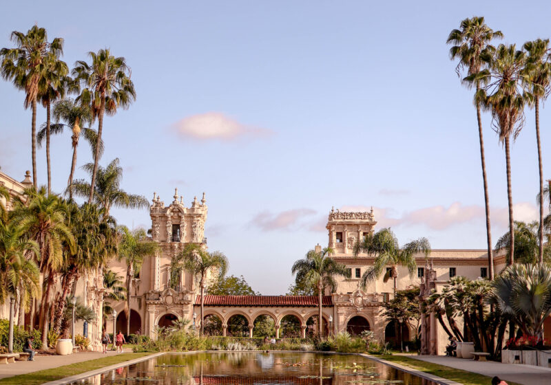 lily pond in balboa park san diego