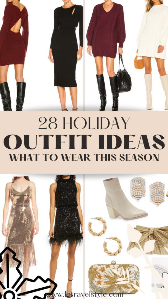 Five Holiday Outfit Ideas · Fashion · Holiday · Glambytes