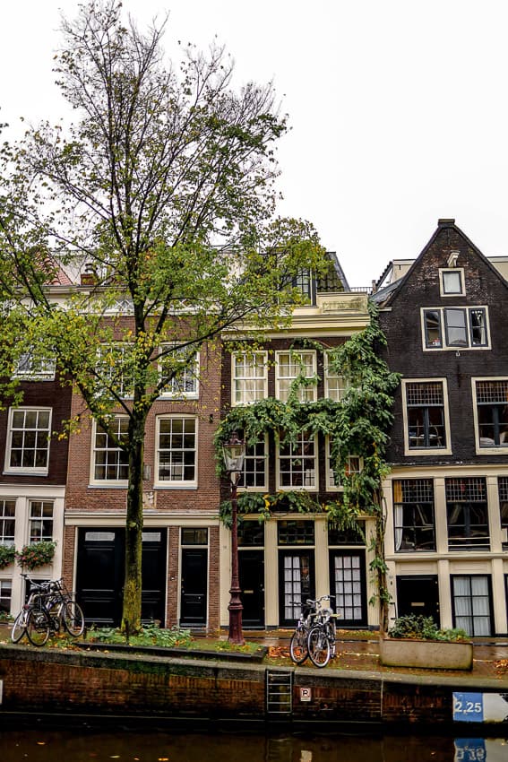 Amsterdam Narrow Homes on a canal