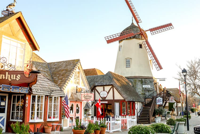 downtown Solvang California