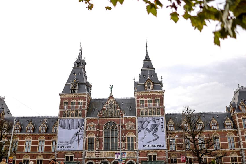 exterior of the Rijksmuseum