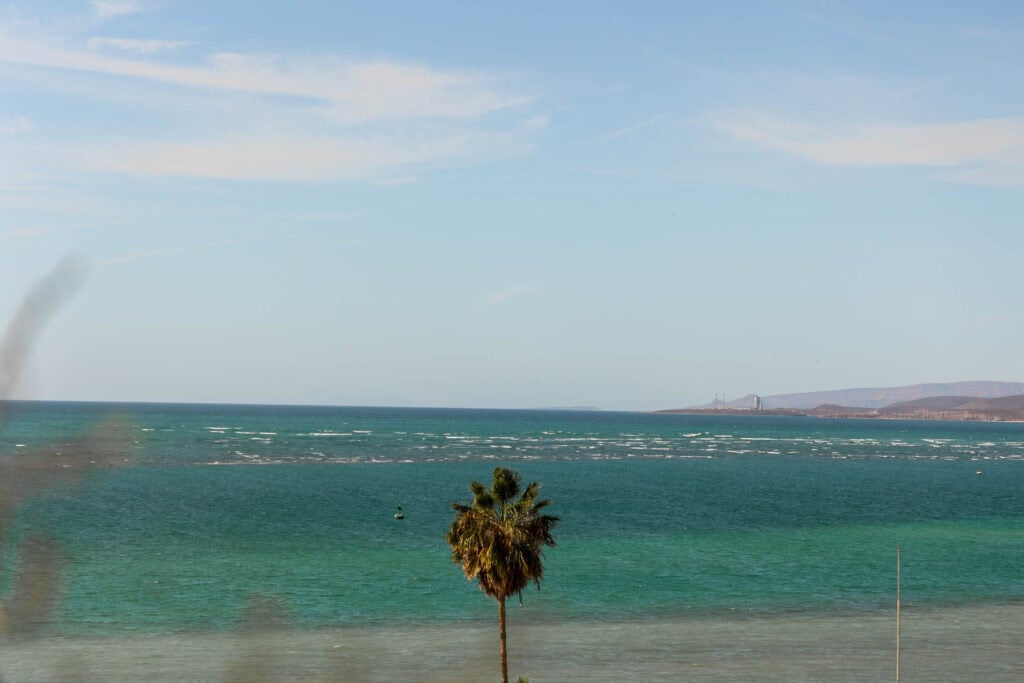 crystal clear water in La Paz Mexico