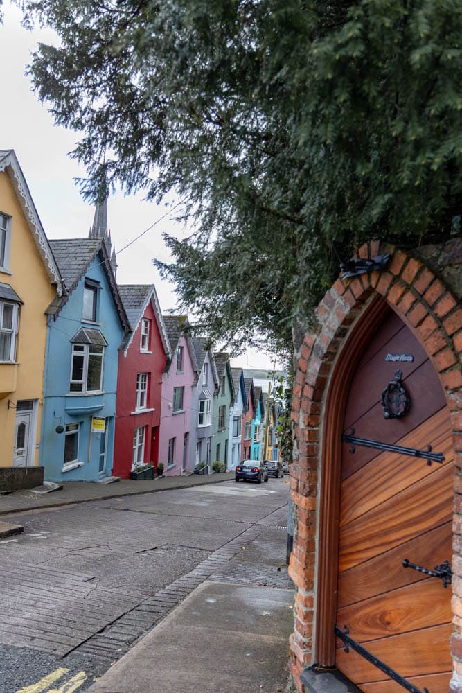 deck of cards home with fairy like gate in Cobh Ireland