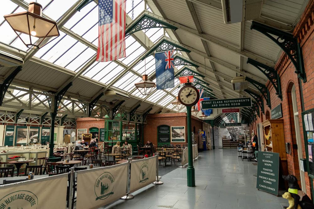 interior of the Cobh Heritage center
