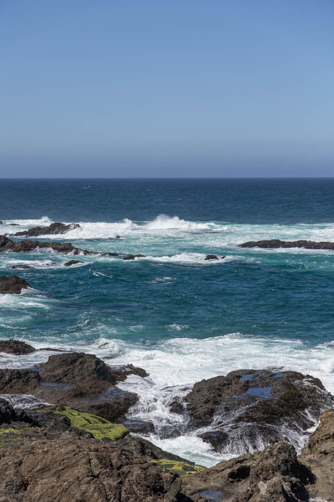 endless blues of the Mendocino Coast