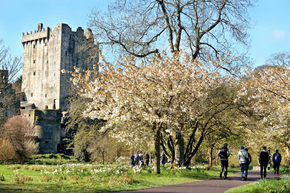exterior of Blarney Castle in Cork