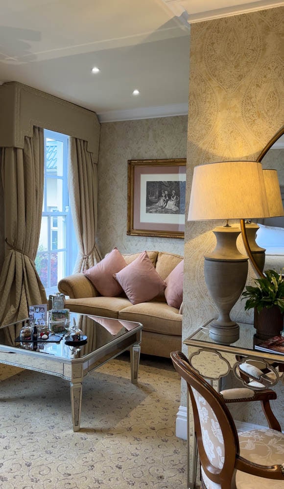 cozy princess room in Hayfield Manor Ireland