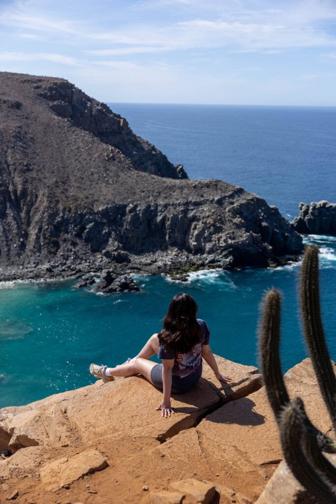 hike in Todos Santos Mexico with stunning views