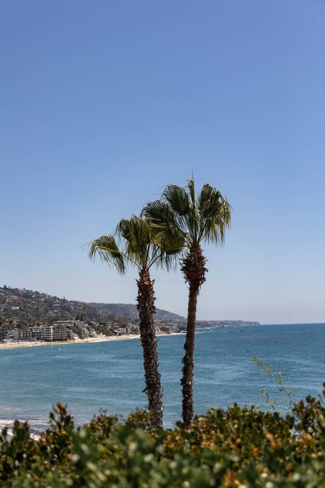 ocean views of Heisler Park in Laguna Beach