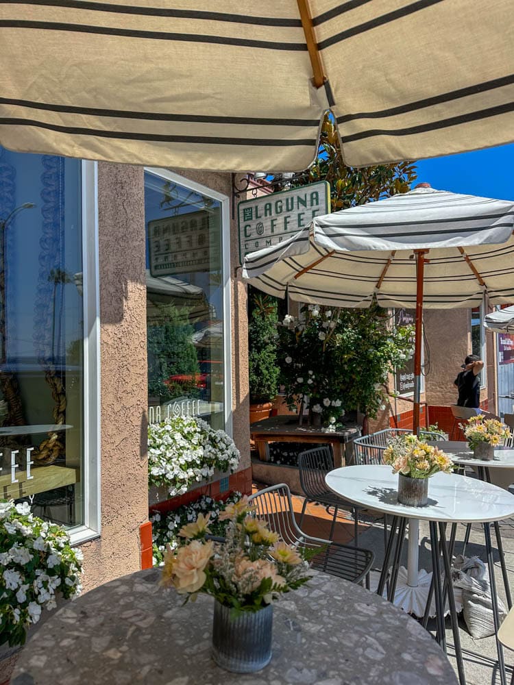cafe in Laguna Beach