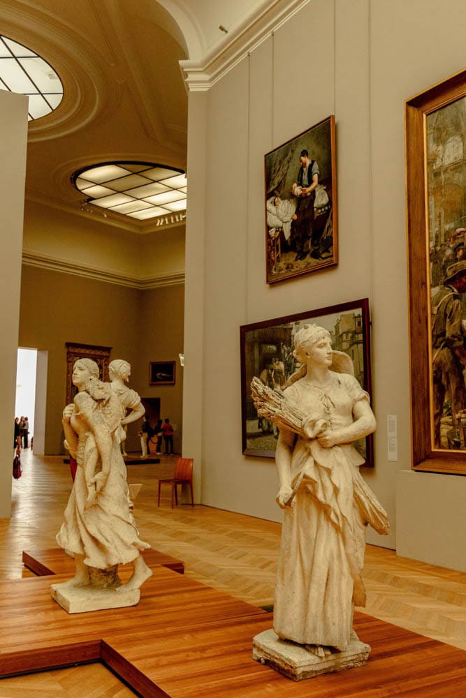 interior of the Petit Palais in Paris